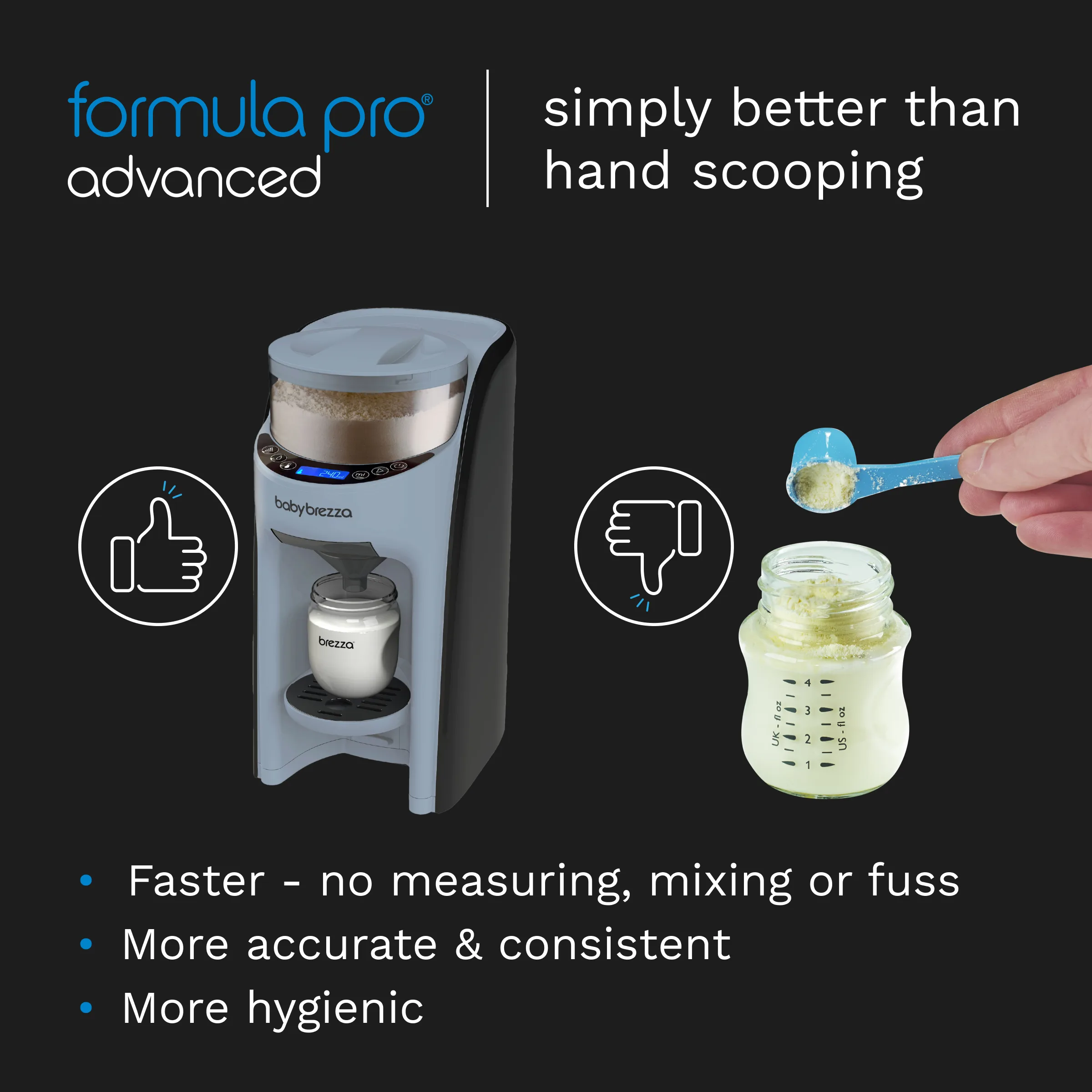 Baby Brezza Formula Pro Advanced piimasegu valmistaja