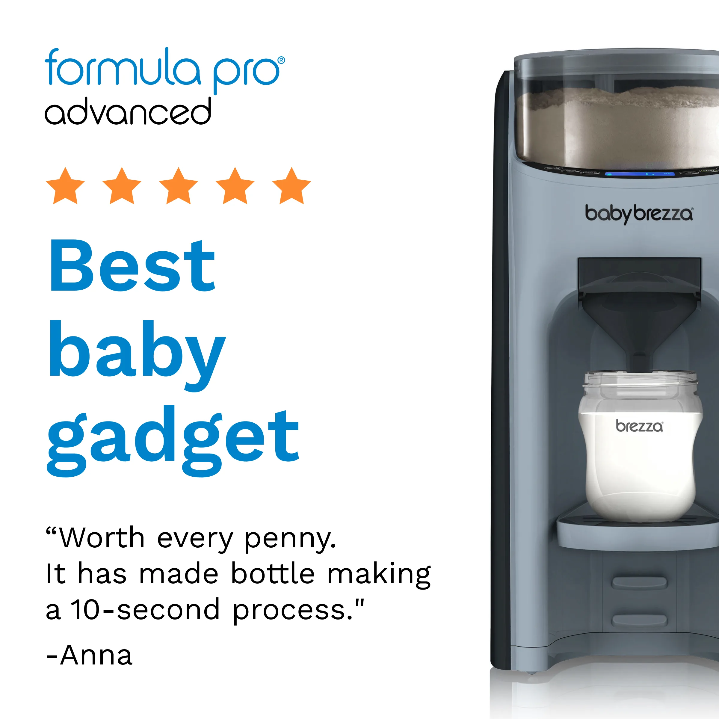 Baby Brezza Formula Pro Advanced piimasegu valmistaja